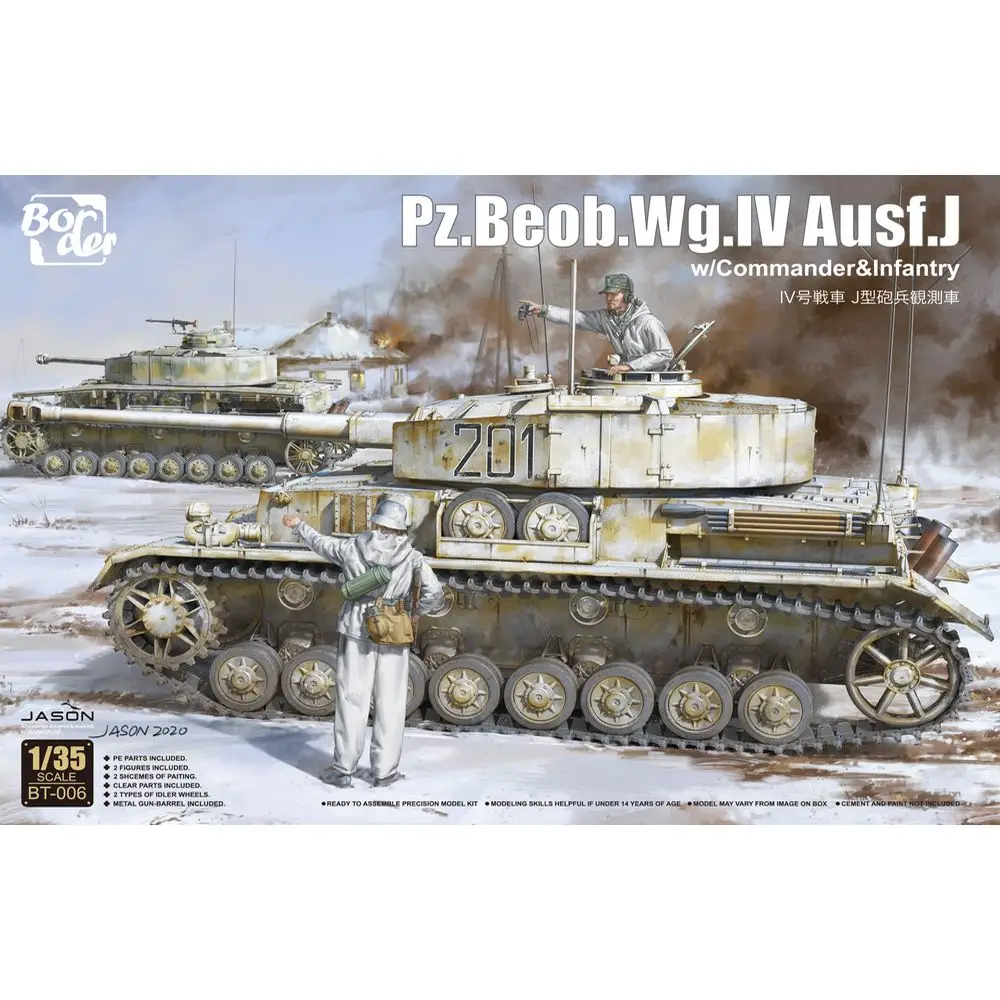 

BORDER BT-006 1/35 Pz.Beob.Wg.IV Ausf.J - Scale Model Kit