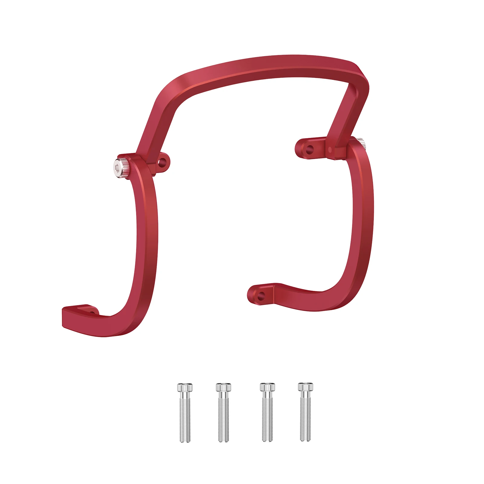 Desain Upgrade Bumper Pelindung Lensa 3 Sudut Anti-tabrakan Bar Pelindung Atas Paduan Aluminium Dapat Dilepas untuk DJI FPV Gimbal