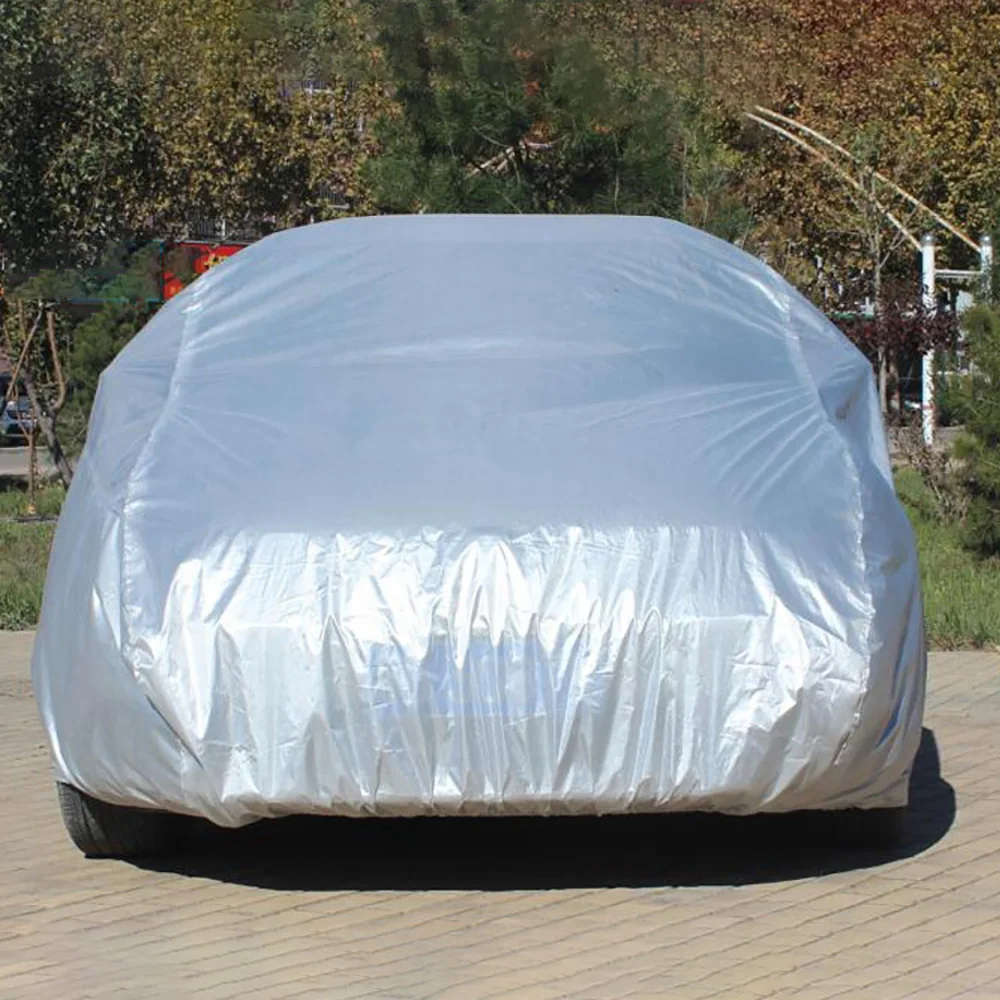 170T Waterdichte Auto Covers Outdoor Zon Bescherming Cover Uv-bescherming Stof Regen Sneeuw Beschermende Universele Suv Sedan Hatchback