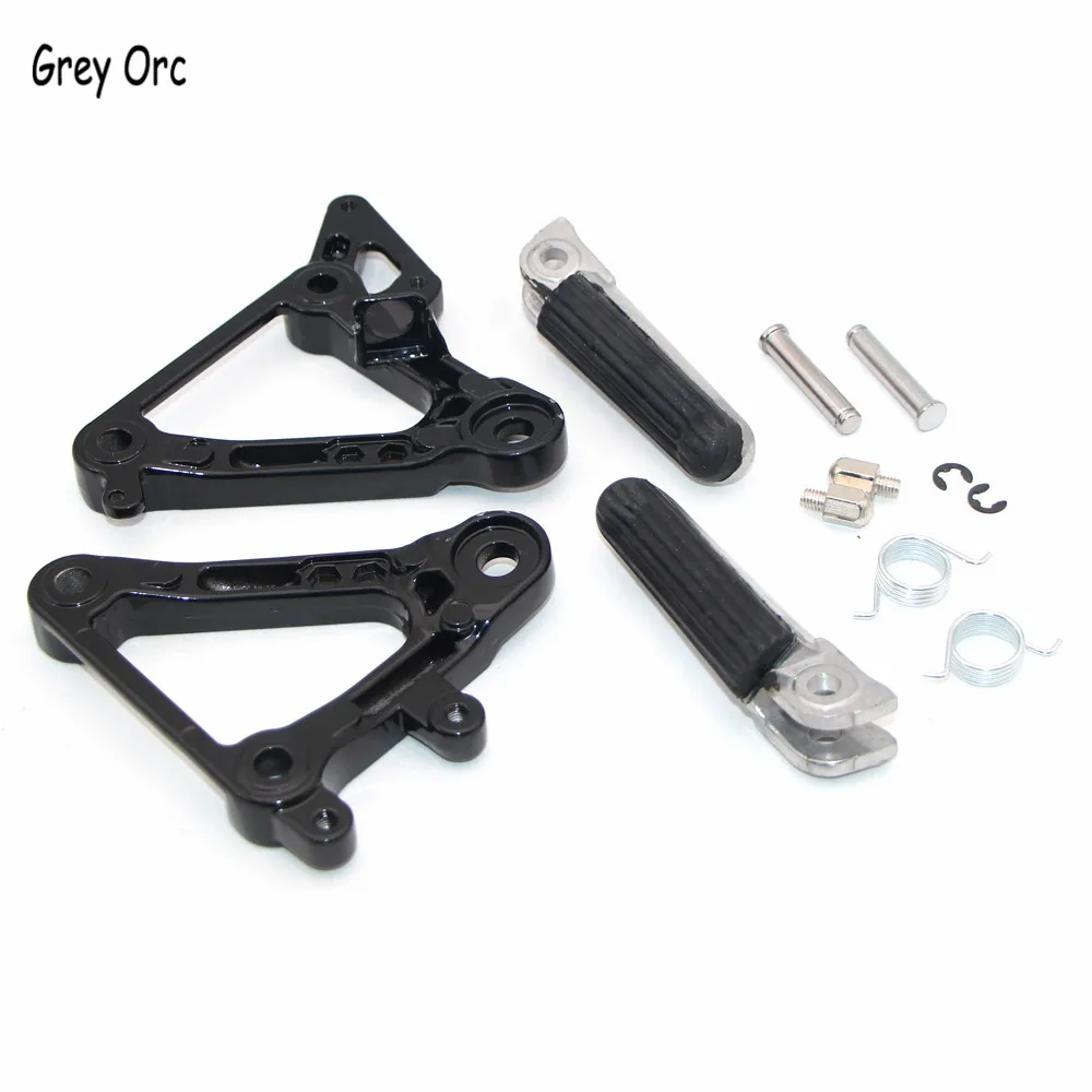 

For HONDA CBR400 NC 23 1988 1989 Motorcycle Accessories Moto Front Rider Foot Pegs Footrest Bracket