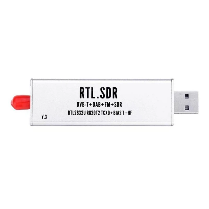 ل RTL-SDR بلوق RTL SDR V3 0.1Mhz-1.7Ghz Rtl-Sdr V3 Rtl2832U 1Ppm Tcxo Hf Biast Sma البرمجيات تعريف الراديو