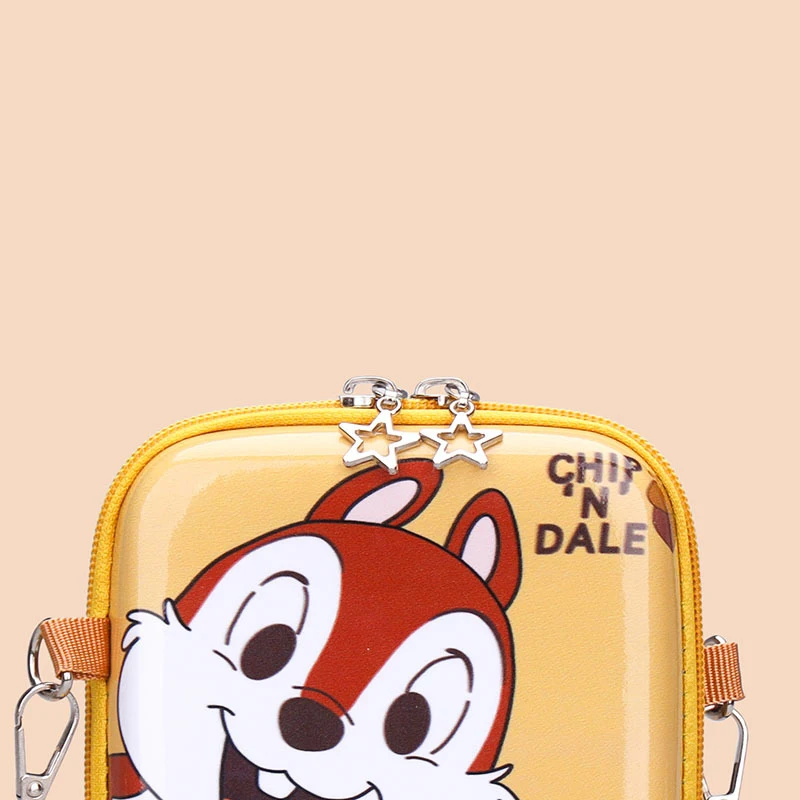 Disney 3D Crossbody กระเป๋าเด็กใหม่การ์ตูนชิป Dale Kawaii เด็กกระเป๋าสะพายเด็กน่ารักกระเป๋าสตางค์