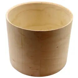 14Inch * 13Inch Birch Wood Drum Body Drum Shell with 45 Degree Bearing Edge Undrill No Holes 14 Inch Diameter 13 Inch Depth