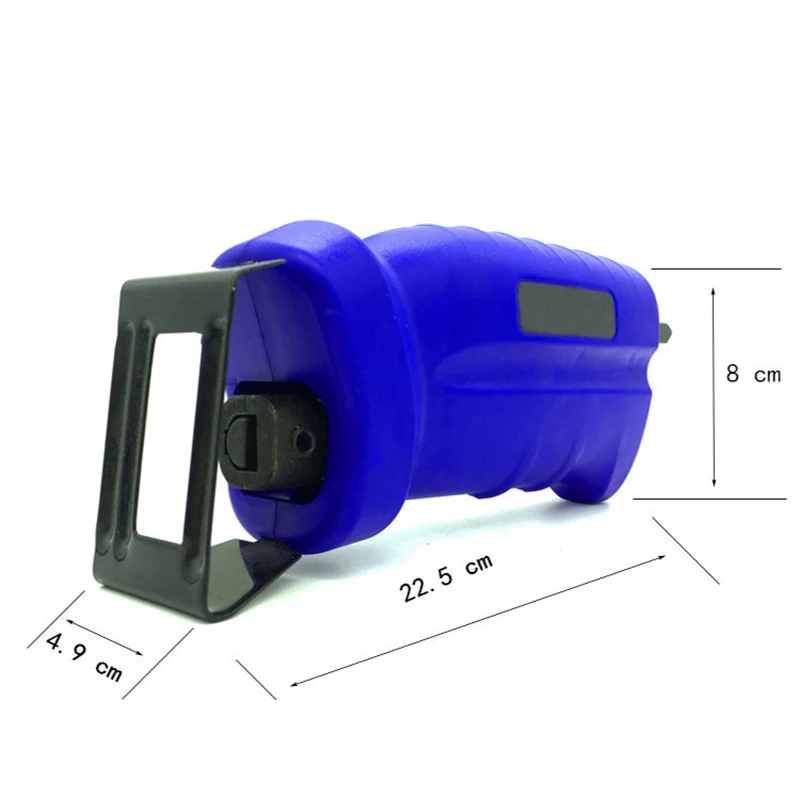 Reciprocating Saw Power Tool Adapter Reciprocating Saw Metal Cutting Wood Cutting Tool Electric Drill Attachment With Blades