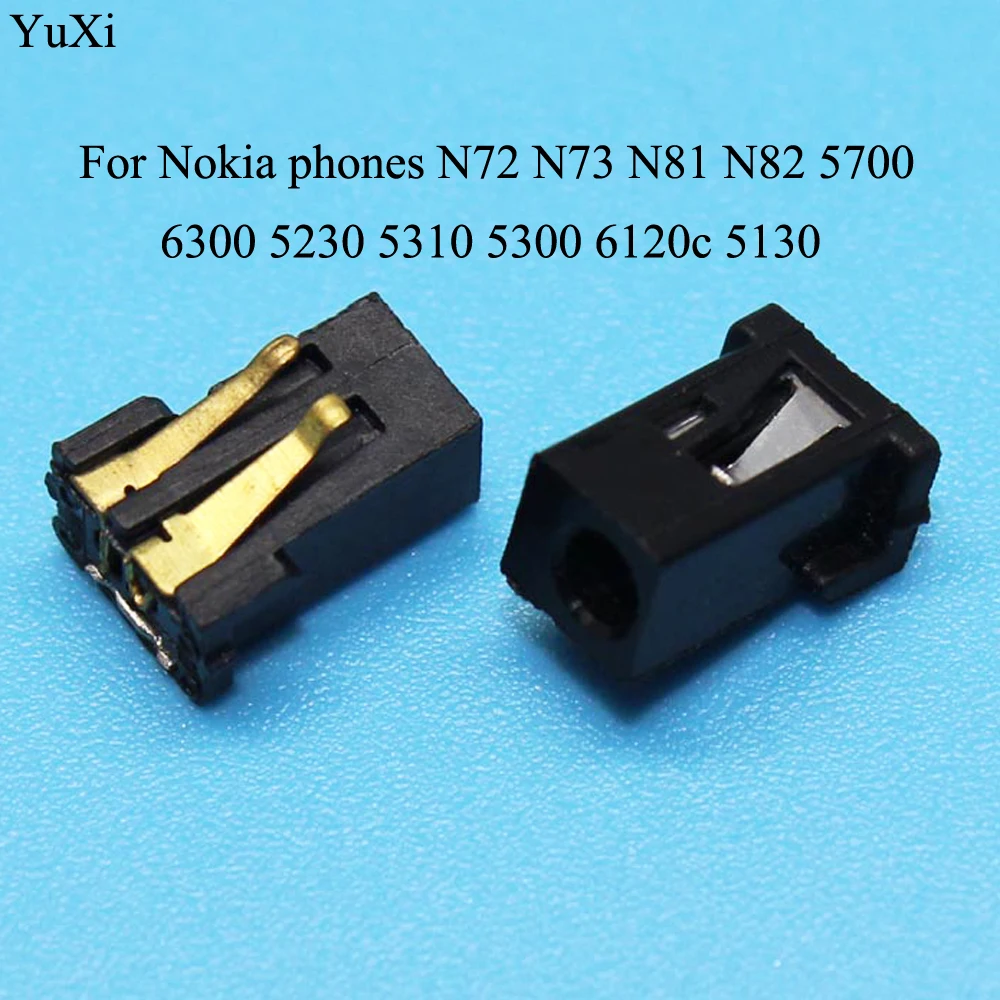 YuXi for Nokia phones N72 N73 N81 N82 5700 6300 5230 5310 5300 6120c 5130 charging socket Power jack connector