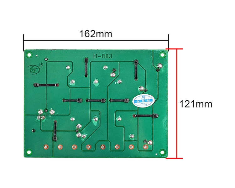 Ghxamp 400w 3-Wege-Crossover-Hifi-Hochtöner Midange Woofer-Lautsprecher-Crossover 1250h 5000Hz mit hohem Schutz 12dB/Oct 1 Stk – Detail 3