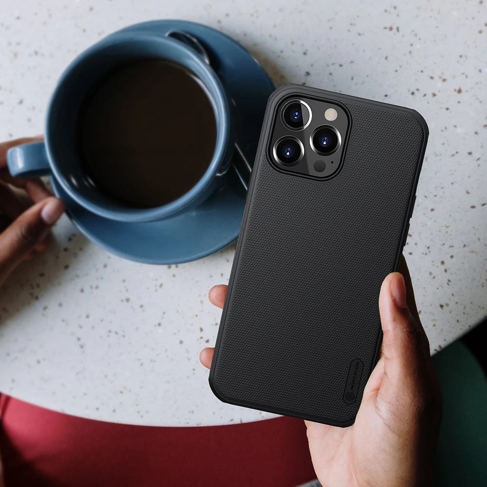 Für iPhone 16 Pro Max Hülle für iPhone 15 Pro Max NILLKIN Frosted Shield Pro PC Matte Rückseite für iPhone 14 Pro Max/iPhone 13