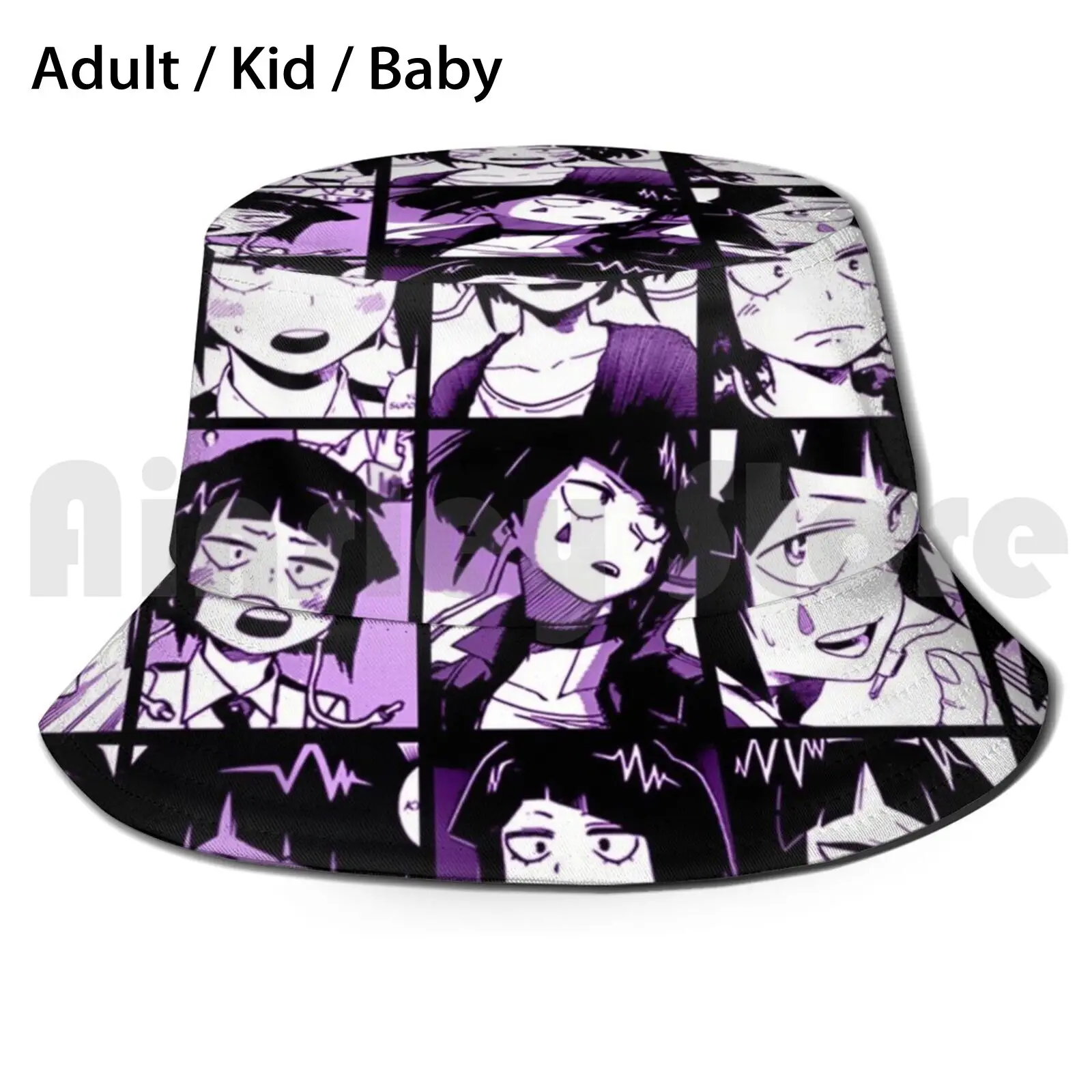 Jirou Kyouka Collage Sun Hat Foldable UV Protection Jirou Kyoka Boku No Hero Academia Collage Official Art Manga Bakugo