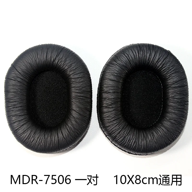 

1 Pair For MDR-7506 V6 Headphone Earpads Earmuffs Headset Ear Cushion Oval 8X10cm Universal Headphone Holster Sponge Cover