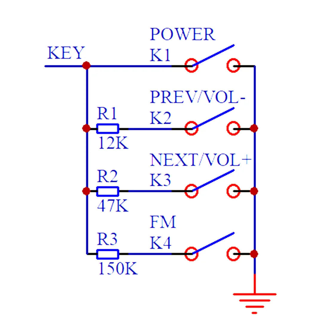 Bluetooth Modul Unterstützt Button Board Bluetooth Power Verstärker Bord Taste Bord