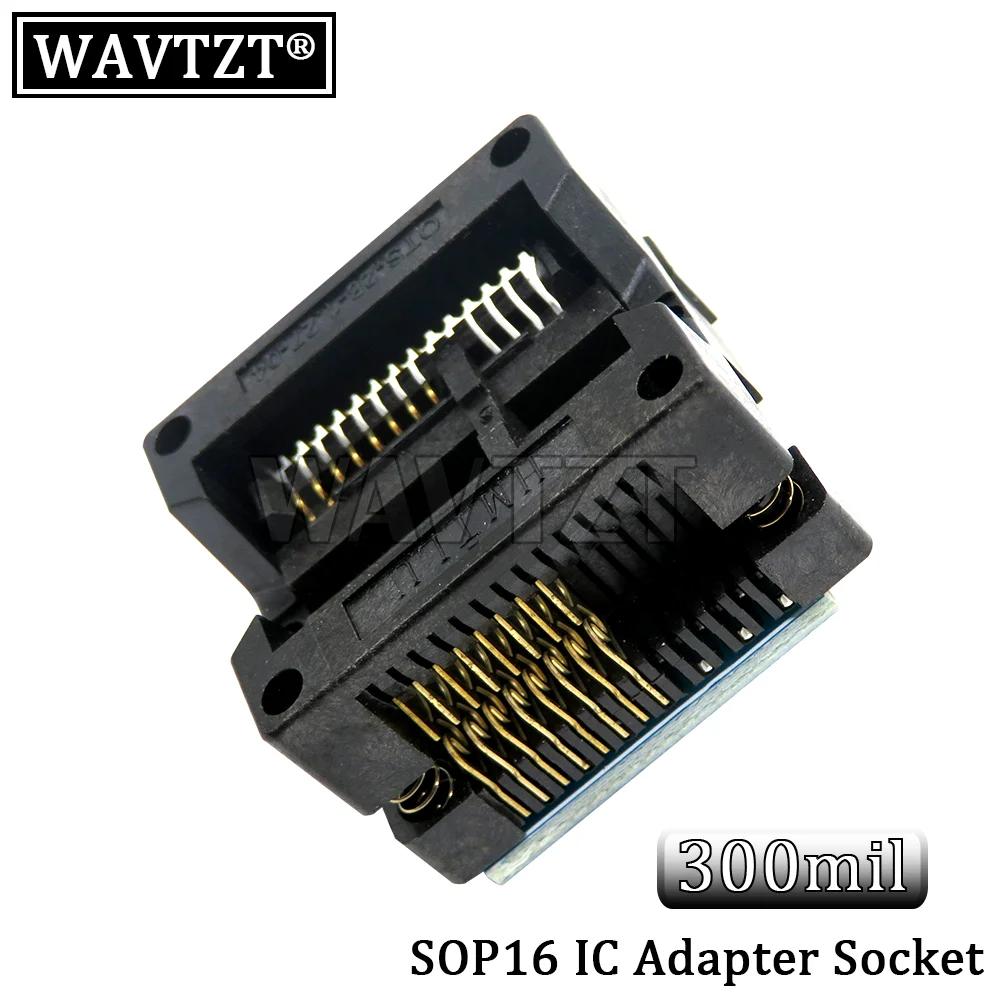 SOP16 to DIP8 Wide-body Seat Wide 150mil 200mil 208mil 300mil Programmer SOP8 Adapter Socket for EZP2010 EZP2013 CH341A IC test