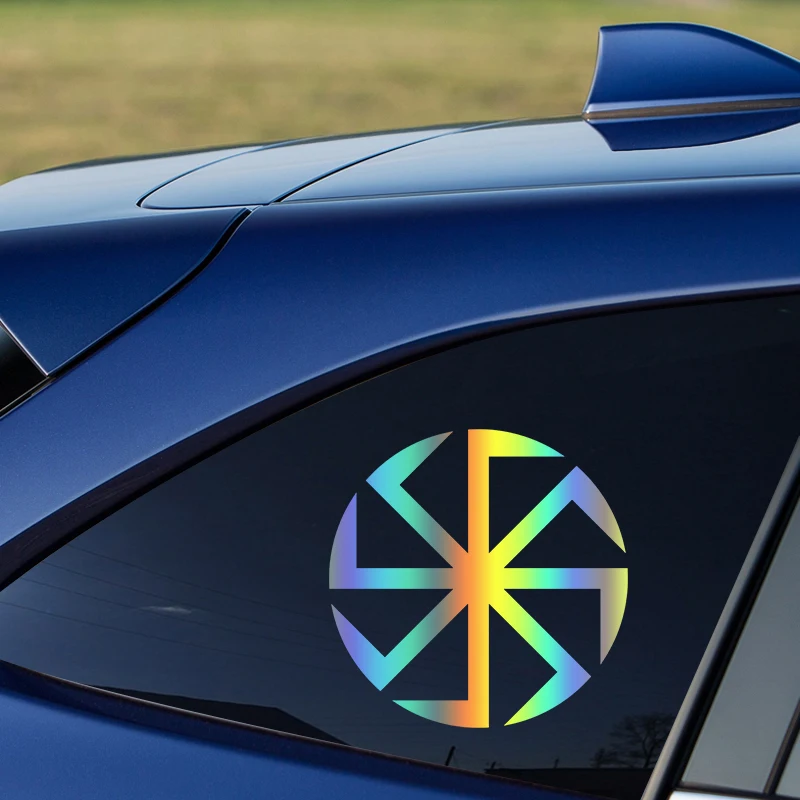 

41225 # Die-Cut Vinyl Decal Kolovrat Car Sticker Waterproof Auto Decors on Car Body Bumper Rear Window