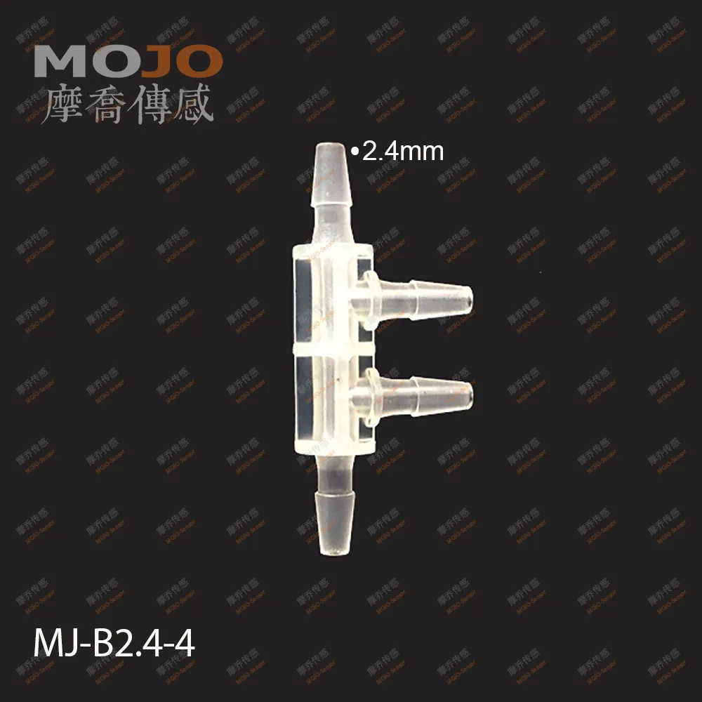 2020 Free shipping!(100pcs/Lots) MJ-B2.4-4 multiple pass pipe connectors 2.4mm four way pipe joint Plastic hose connectors