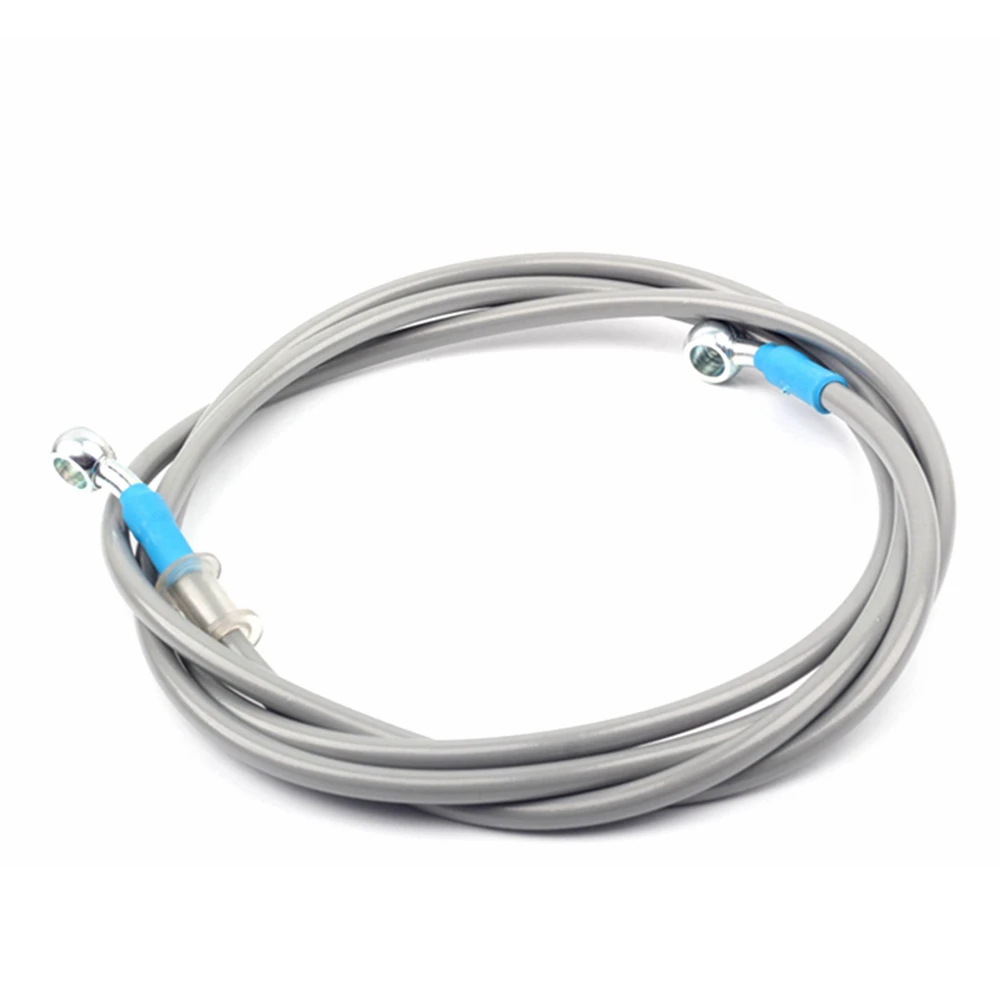 400mm To 2200mm Motorcycle M10 Banjo 28° Brake Hose Braided Steel Brake Clutch Oil Hose Line Pipe Fit ATV Dirt Pit Scooter Bike