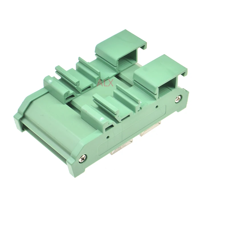 1PCS 4 way 4 port RJ45 8p8c female socket to terminal block adapter pcb board Network RJ45 Ethernet connector DIN Rail Mount