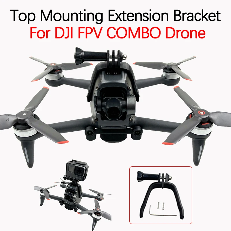 

For DJI FPV COMBO Drone Holder VR Camera GoPro Panoramic Camera Sports Camera Action Camera Top Mounting Bracket Accessories