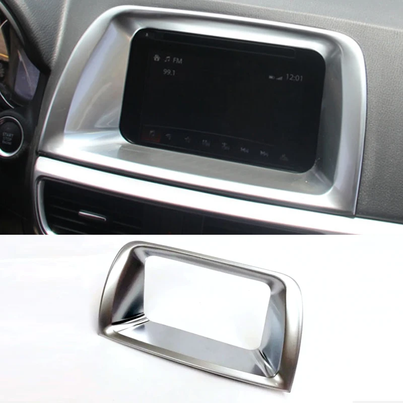 

Аксессуары для Mazda CX-5 CX5, 2015 2016, матовая центральная крышка панели управления из АБС-пластика, наклейка, Стайлинг автомобиля, 1 шт.