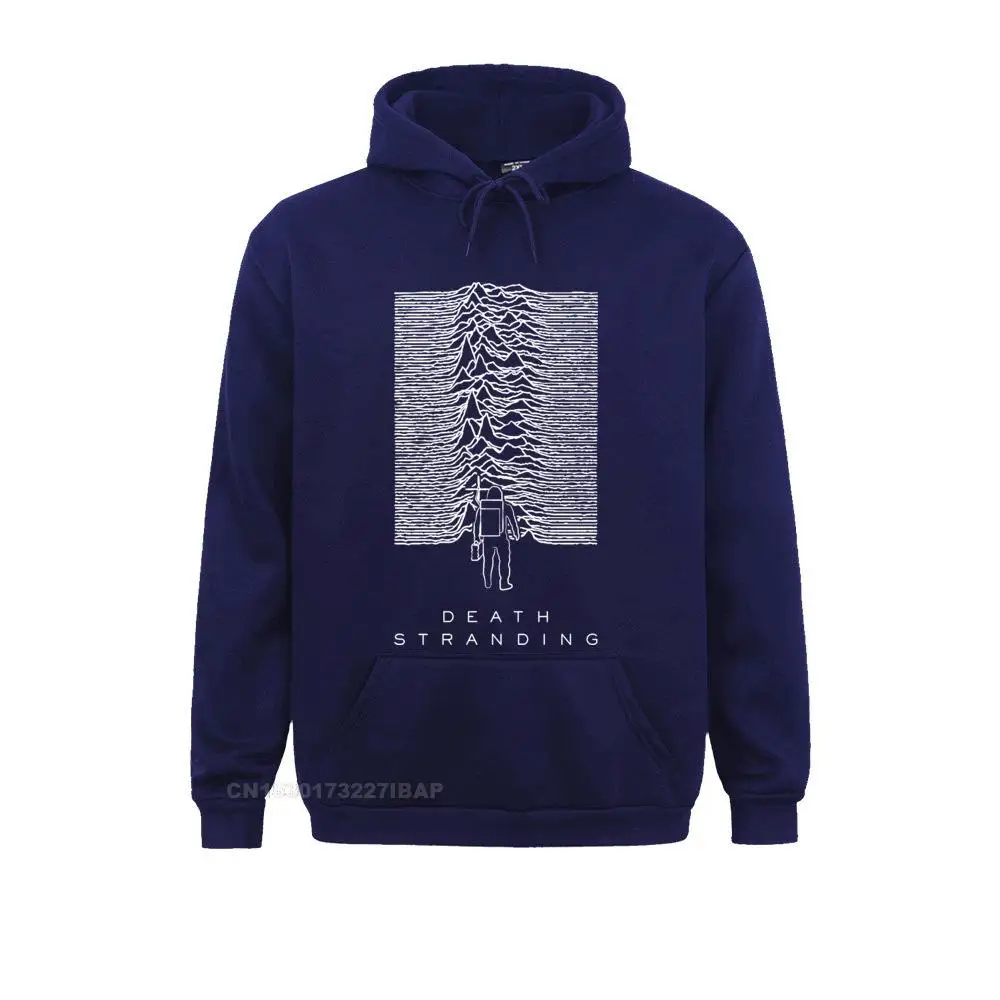 Death Stranding X Joy Division Harajuku Hoodies Casual Kawaii Custom For Camisas Natural Cotton Classic Mens