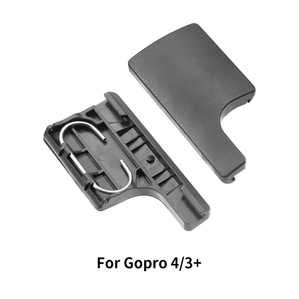 Black Housing Frame Backdoor Clip Lock Buckle Replacement Backdoor Frame For GoPro Hero 3 3+ 4 5 6 7 8 9 10 Camera Accessories