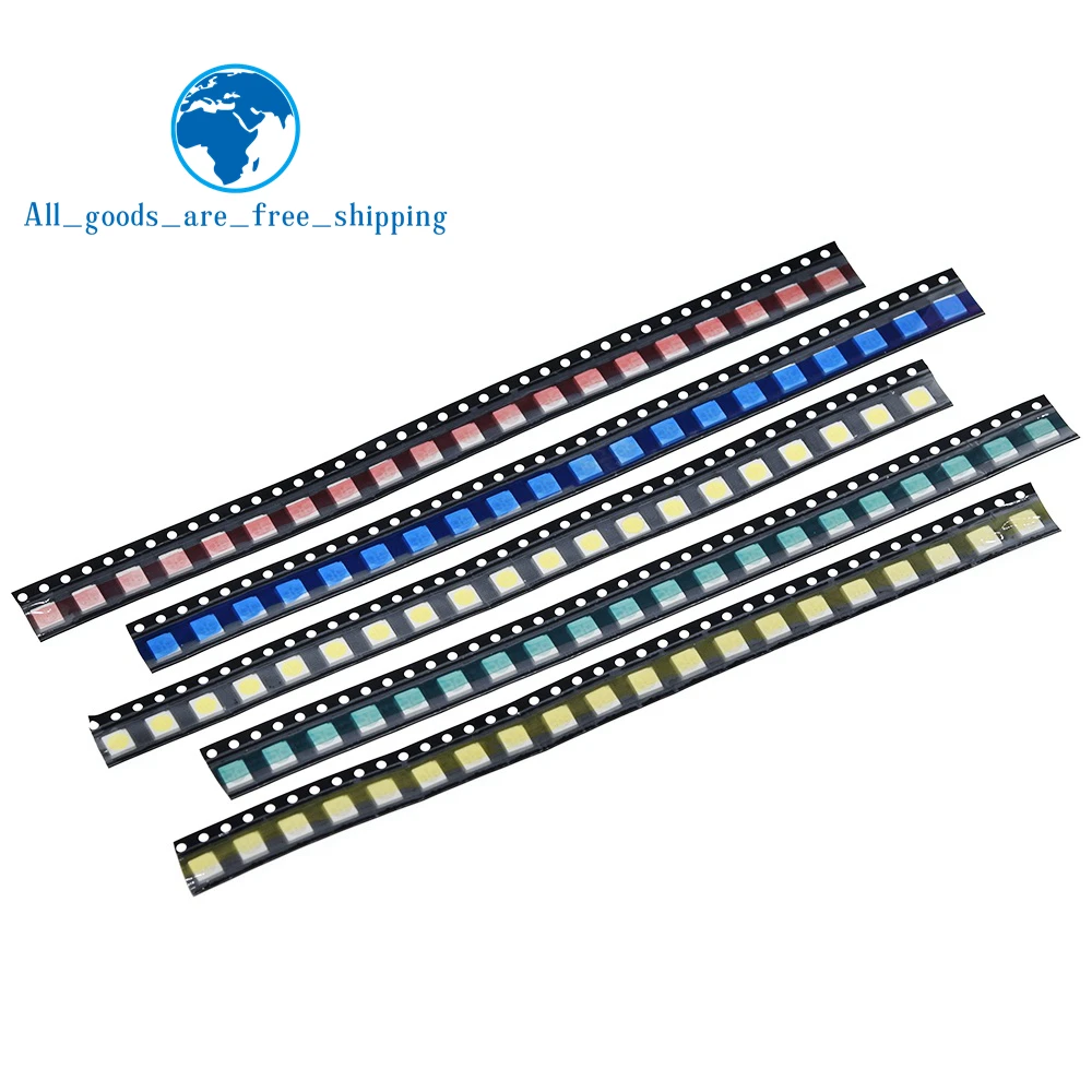 100 stücke = 5 farben x 20 stücke 5730/5050 /1210 /1206 /0805 /0603 LED Diode Sortiment SMD LED Diode Kit grün ROT Weiß Blau Gelb 5630 – Detail 32