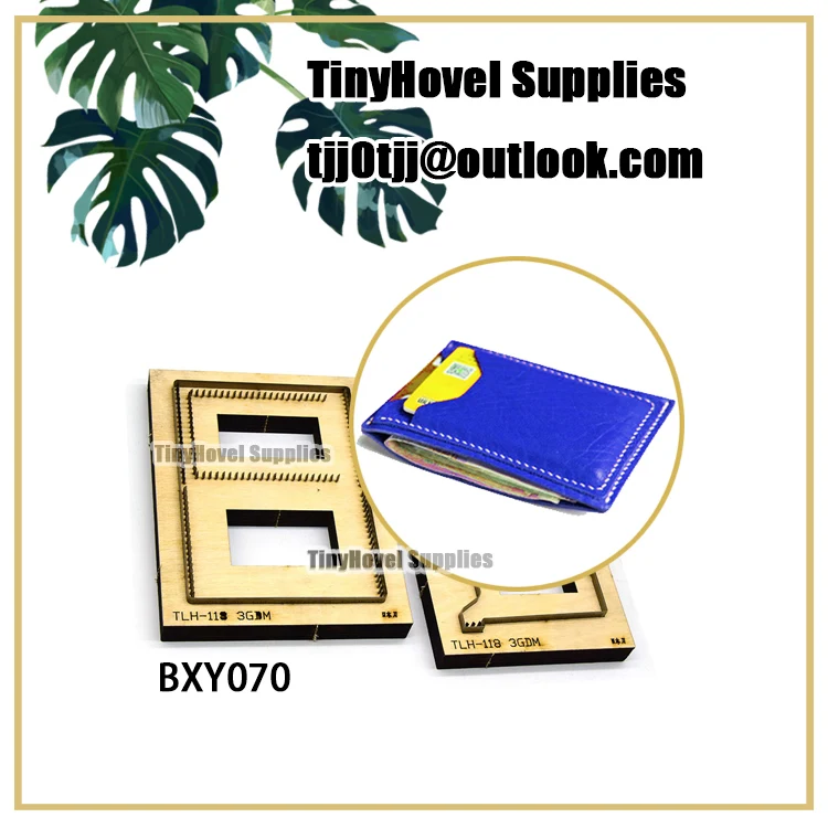 

Card Clip Wallet Purse Cutting Dies,Wooden Die Cut, Die Cutter, Die Cutter for Leather Cutting,Big Shot Machine, BXY070