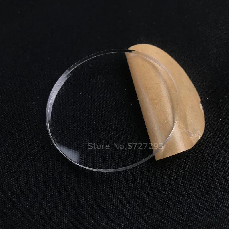 1pcs Round Acrylic Sheet Clear Cast Plexi glass Panel 1/8” Thick Transparent Plastic Board For Signs DIY Display Project Craft