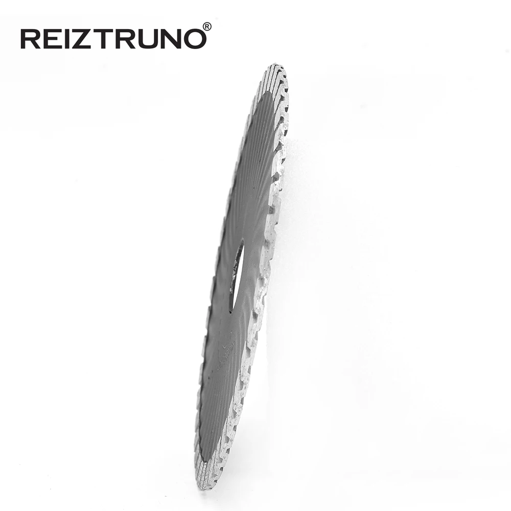 REIZTRUNO 5-นิ้ว Waved Turbo ใบมีดตัดเปียก/แห้งตัดสำหรับเครื่องบดคอนกรีตอิฐกระเบื้องหินอ่อนหินแกรนิตก่ออิฐ