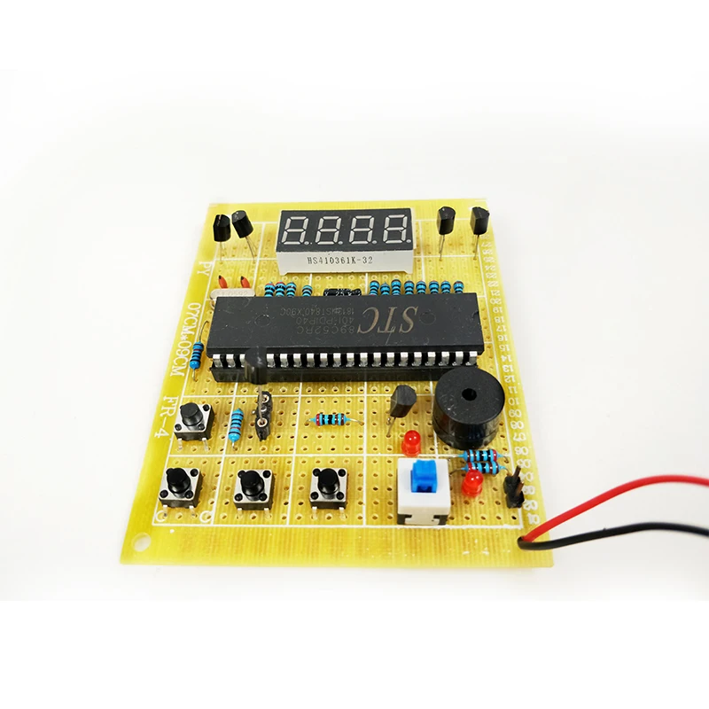 Based on 51 single-chip microcomputer temperature detection and alarm system, water heater temperature control design DIY