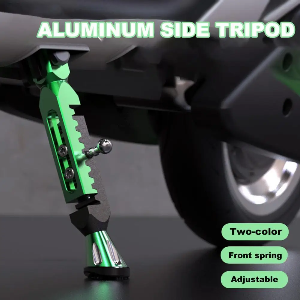 

60% Dropshipping!!Side Kickstand Adjustable Anti-skid Bottom Aluminum Alloy Side Parking Foot Support for Motorcycle