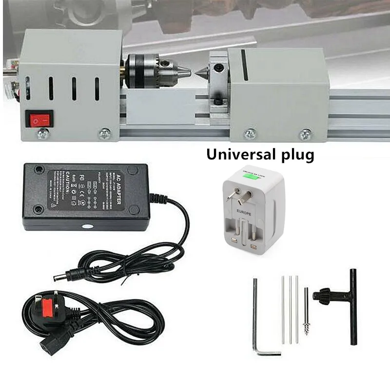 

Токарный станок по дереву, миниатюрный вращающийся инструмент с регулировкой скорости, для шлифовки и полировки бусин