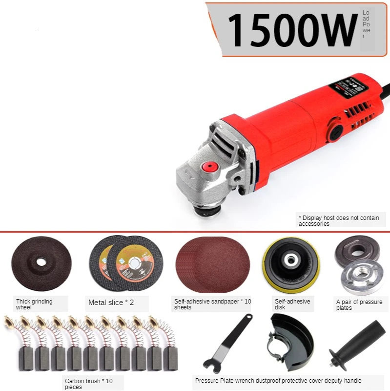 Multifunctional household angle grinder hand grinder polishing grinding cutting machine power tool