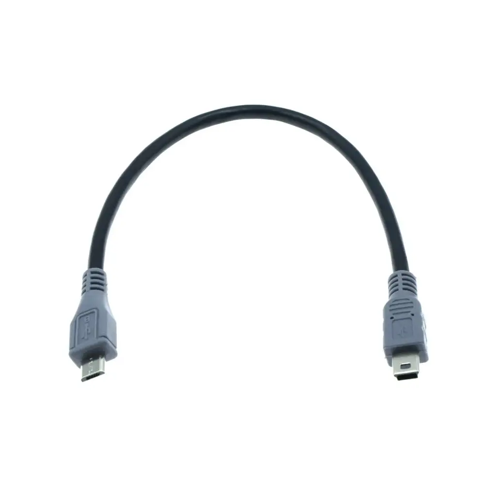 Micro USB to Mini USB OTG Cable Male to Male Converter Adapter Data Charging Mini 5-pin USB Extension Cable