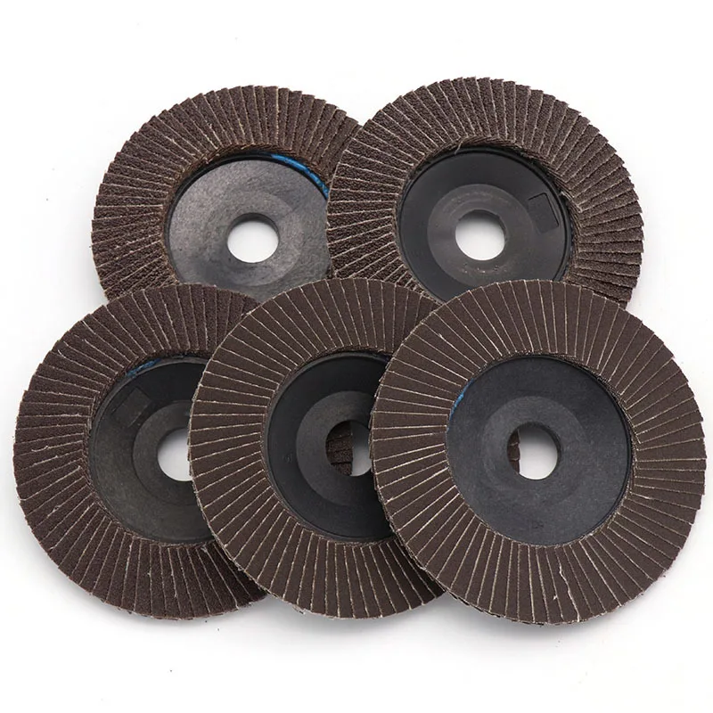 5Pcs Grinding Wheels Flap Discs Sanding Discs 115/125mm 4.5/5Inch 40/60/80/120 Grit Angle Grinder Abrasive Wood Tools