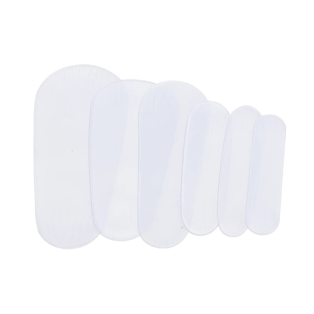 1 Set di 6pcs ( 6 Formati) coperchio Della penna Spazzole di Trucco Netto Della Protezione Della Protezione Della Maglia Elastica Bellezza Make Up Pennello Cosmetico