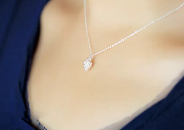 REETI Korean 925 Sterling Silver Jewelry Pine cone Choker Necklaces for Women Wedding Girls Statement Jewelry kolye