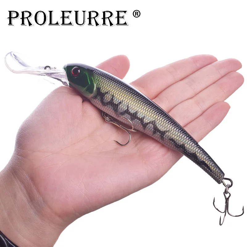 Señuelo Wobbler flotante pececillo grande para pesca en el mar
