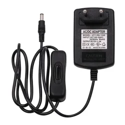 12V 2A 3A Power Supply Adapter With ON OFF Switch Power Plug Cable 5.5x2.1mm DC Connector Inline Switching For LED Strip Light