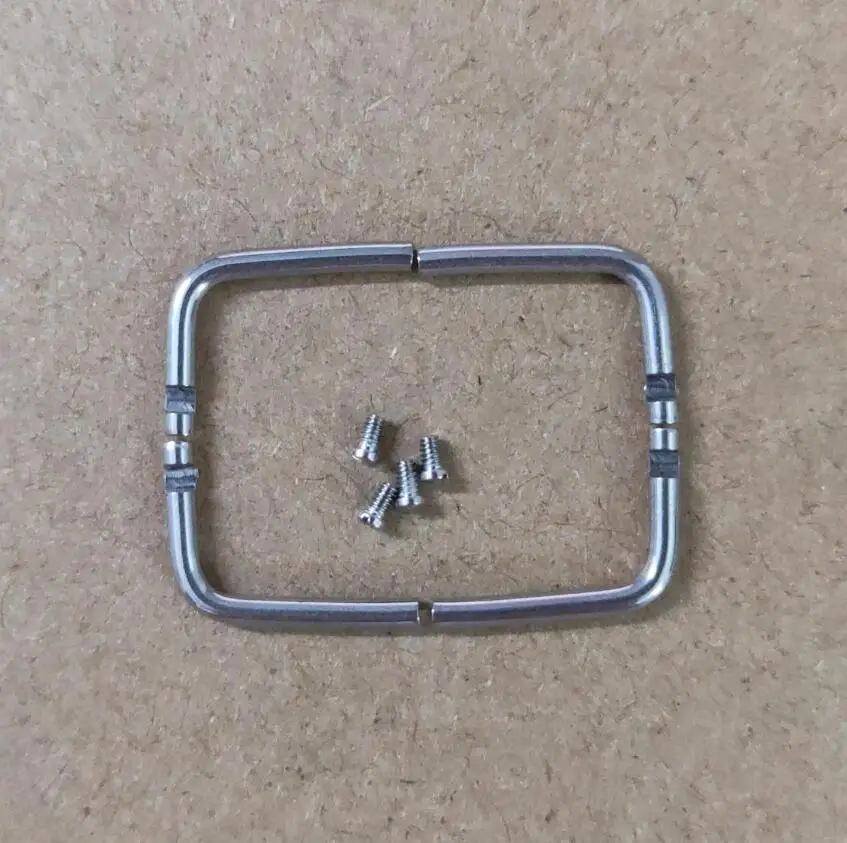 Watch parts Watch accessories Watch case parts Watch case accessories stainless steel L shape Four lugs and four screws