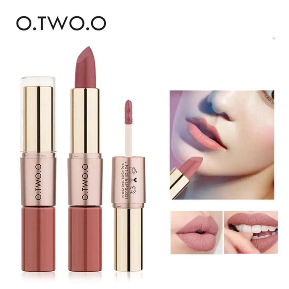 O.TWO.O 12 Colors Makeup Lipstick Lip Gloss Sexy Red Lip Stick Waterproof Moisture Lips Cosmetics Matte Lipsticks