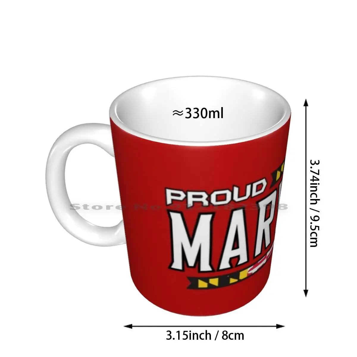 Proud Maryland Dad Ceramic Mugs Coffee Cups Milk Tea Mug Maryland Maryland Terps Maryland Dad Proud Maryland Dad Creative