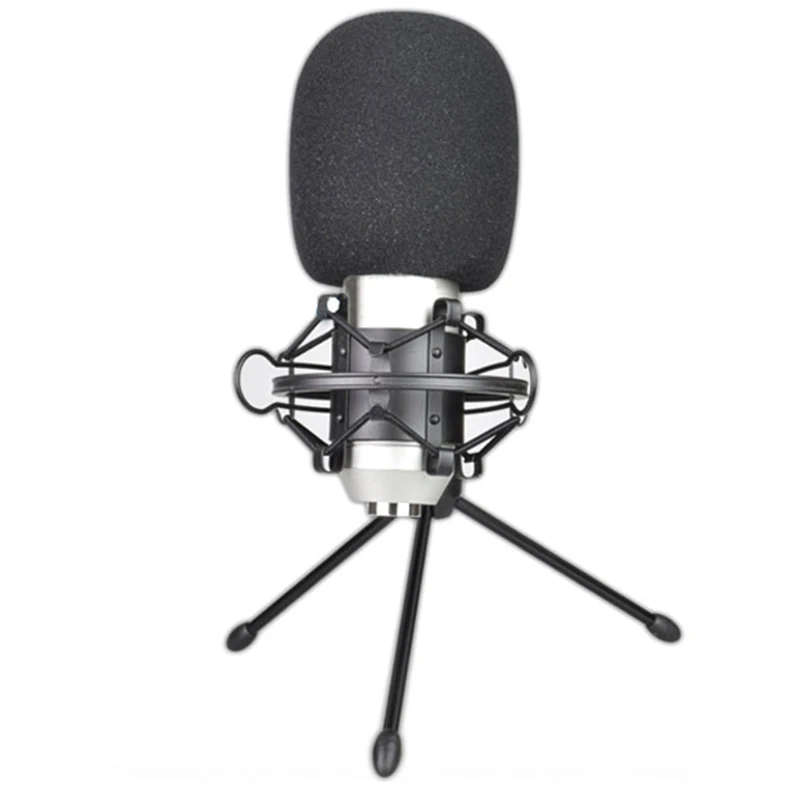 

Black 5pcs Microphone Foam Cover Windscreen Microphone Sponge Soft Windproof Dustproof Mic Replacement