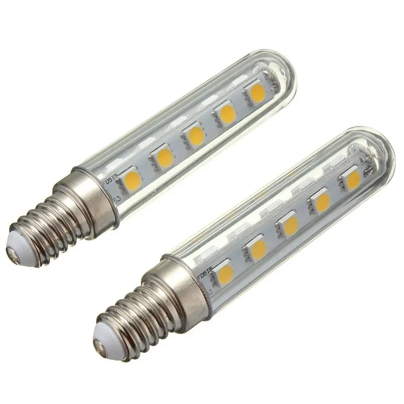 New 2pcs 2.5W Led Light Bulb For Kitchen Chimney Hood Exhaust Cooker 220V Warm White