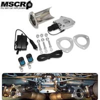 Recorte de escape eléctrico inoxidable de 2 ""/2,25""/2,5 ""/3"" pulgadas con control remoto con kit de corte de tubo de escape Be cortado