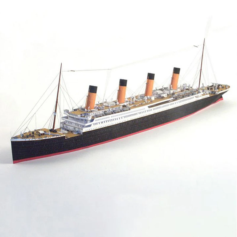 New 1 Pc 1:400 DIY Handcraft Titanic Ship Toys For Children Kids 3D Paper Model Sets