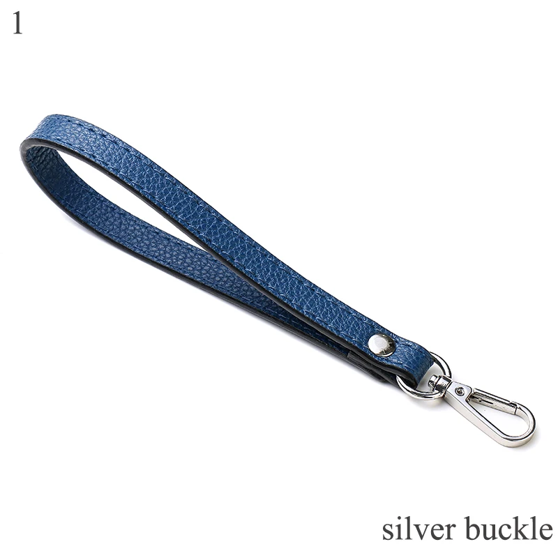 Bag Wrist Strap New 19cm Long PU Leather Shoulder Bag Strap Handles Adjiustment Purse Handle For Handbag Belts Bag Accessories