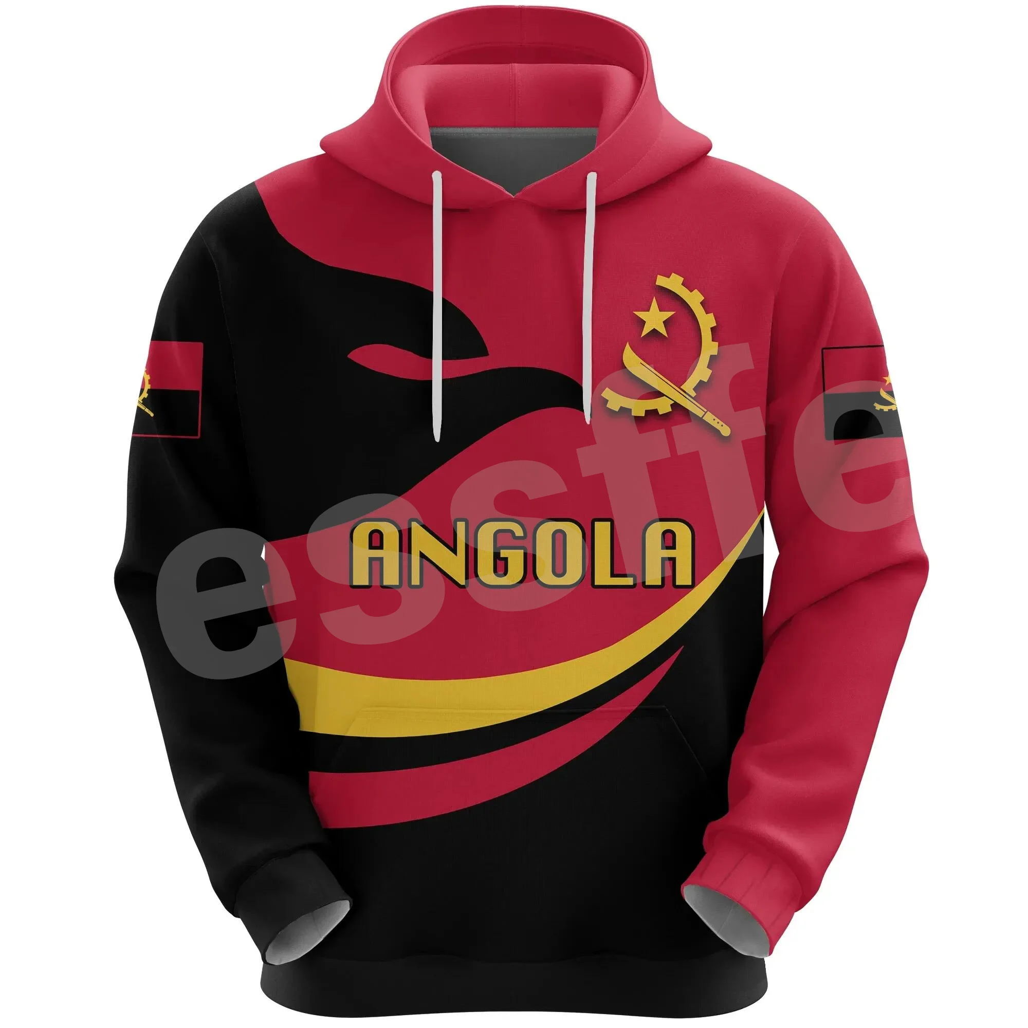 

Tessffel Africa Country Flag Angola Symbol Colorful Tracksuit 3DPrint Men/Women Harajuku Pullover Autumn Long Sleeves Hoodies 13