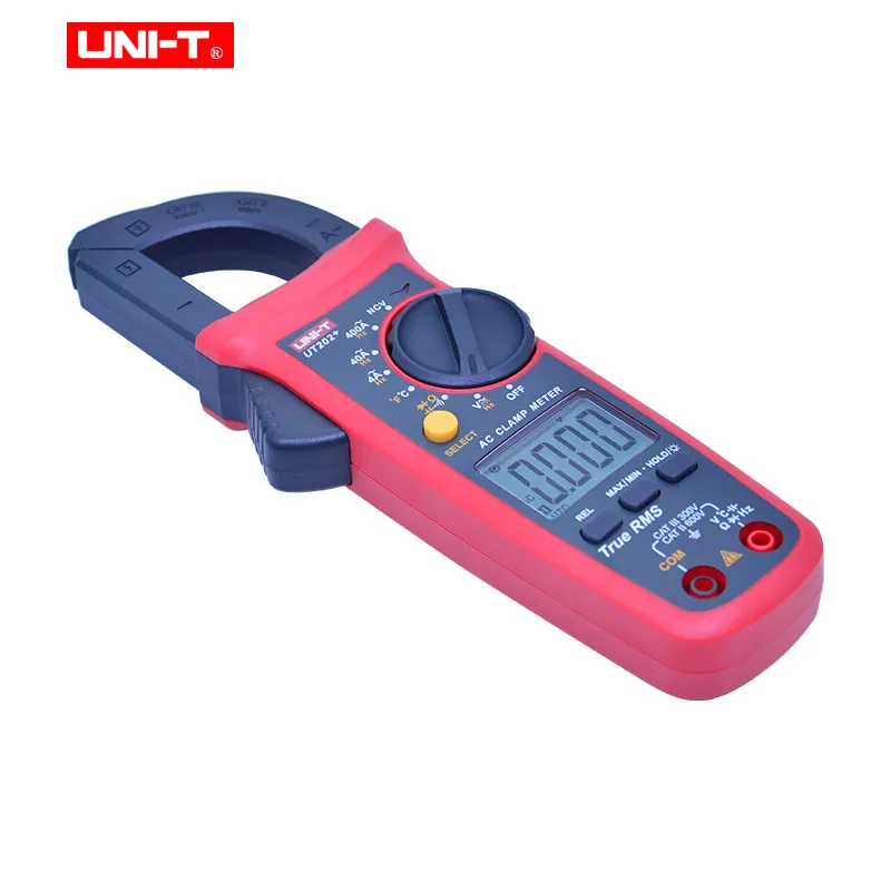 UNI T UNI-T Digital Clamp Meter UT201 + UT202 + UT202A + AC DC Strom Amperímetro Tester Clamp Multimeter Widerstand frequenz