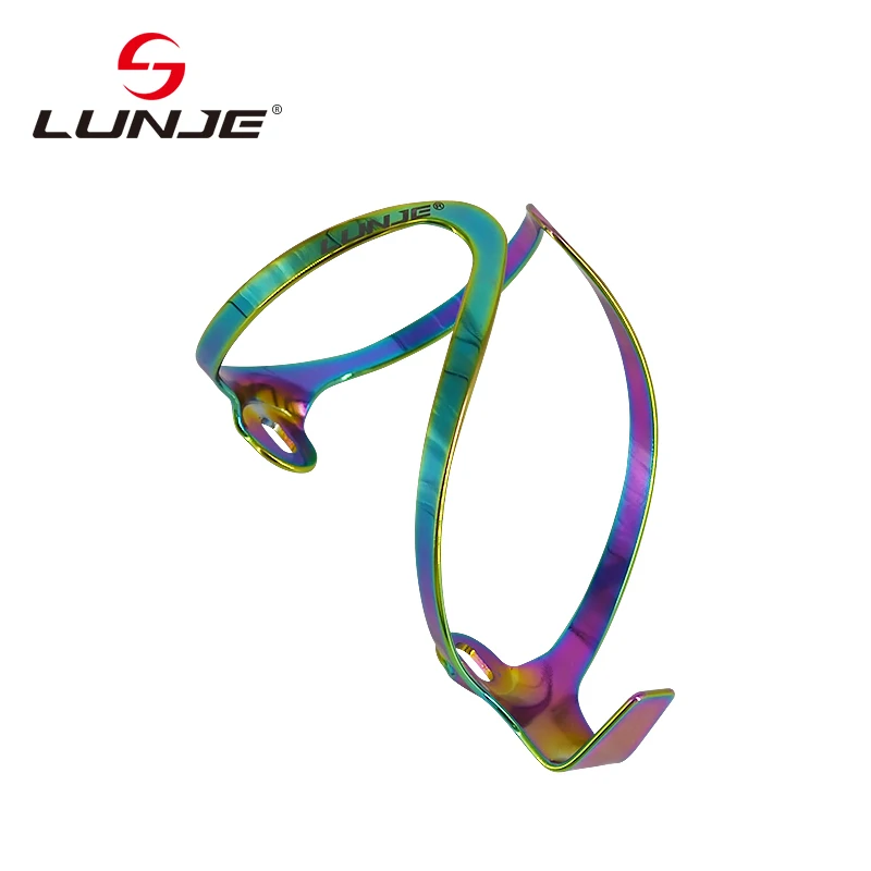 

LUNJE-NEW Bike Water Bottle Holder, Colorful Ultralight Bike Cage, Aluminum Alloy Drink Cup, Mountain Bike, Road Bike Parts