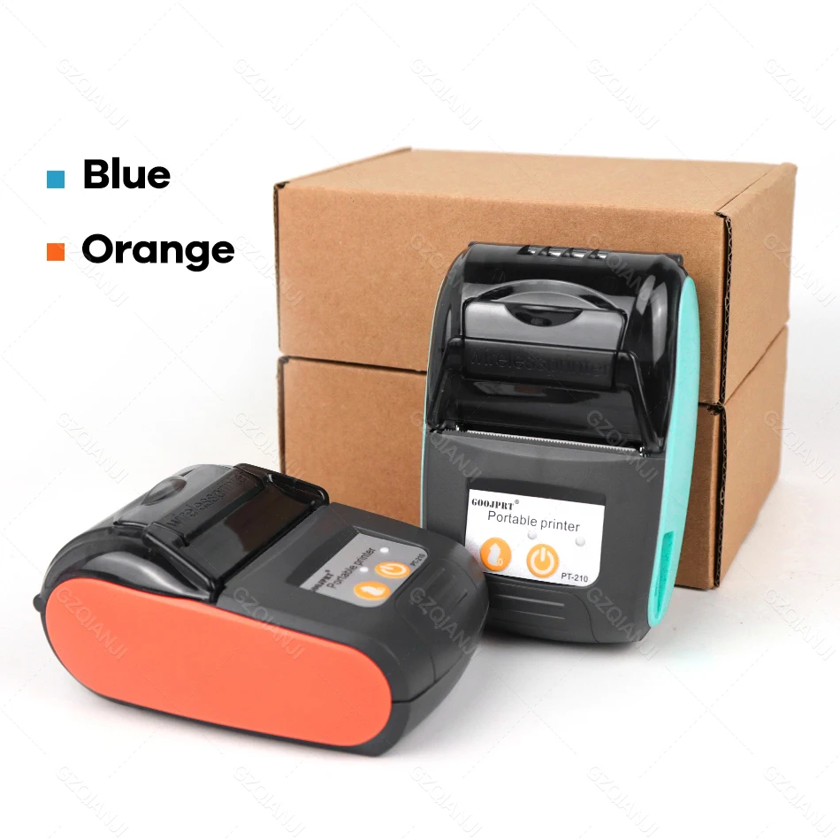 Mini Bluetooth Thermische Printer Mini Draadloze Mini Portable Printer Ontvangst Gratis Loyverse Pos App Op Android Telefoon Printer