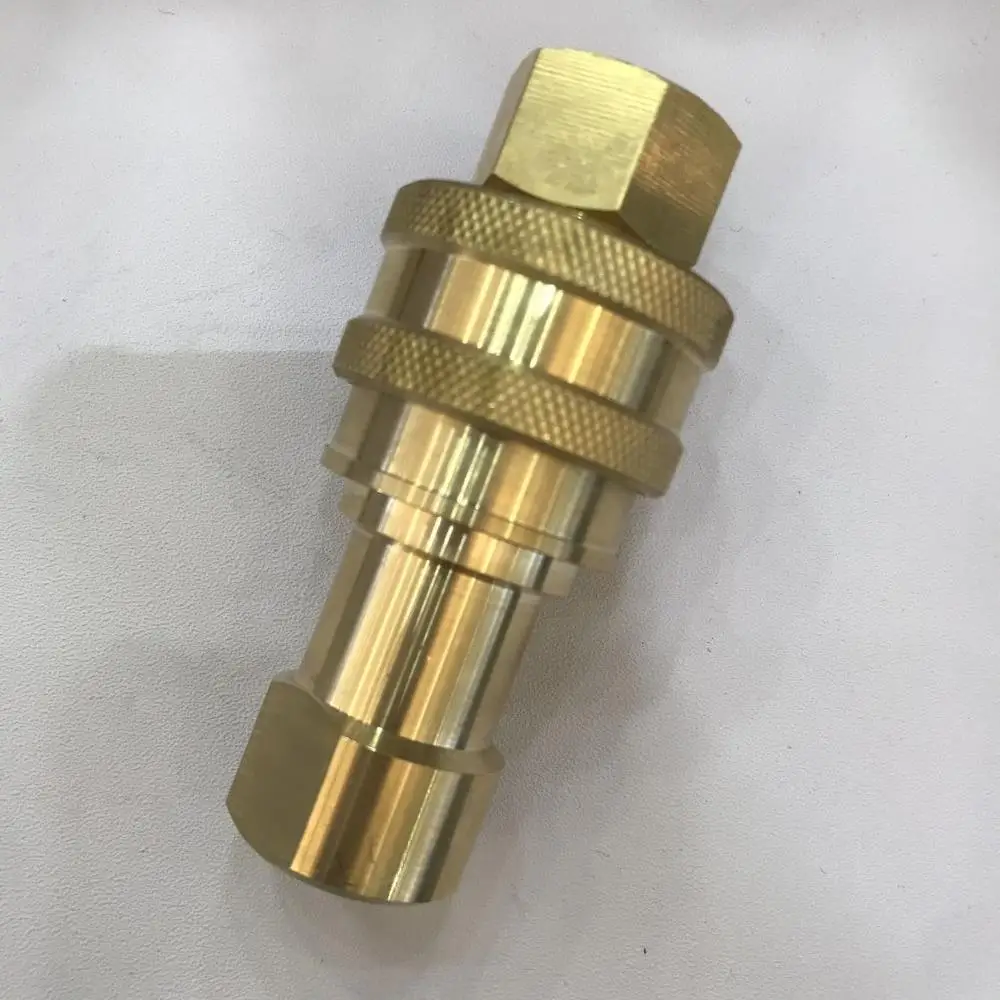 Iso 7421b Serie Bspp ou Npt Rosca de Bronze Hidráulico Rápido Acoplamento
